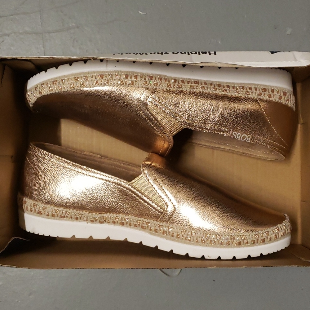 Nitb leather skechers rose gold slip on loafers sneaker